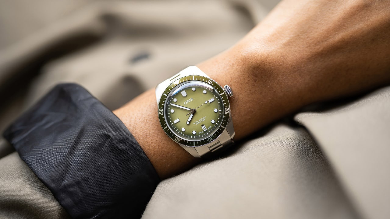 Oris - DIVERS DIVERS SIXTY‑FIVE, DATE - 01 733 7707 4057-07 8 20 18