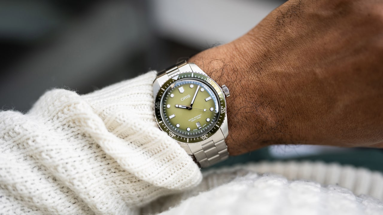 Oris - DIVERS DIVERS SIXTY‑FIVE, DATE - 01 733 7707 4057-07 8 20 18