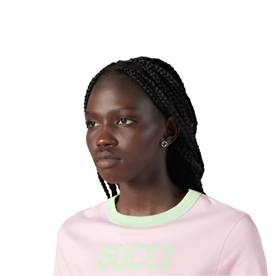 GUCCI INTERLOCKING G EARRINGS SILVER YBD814957001