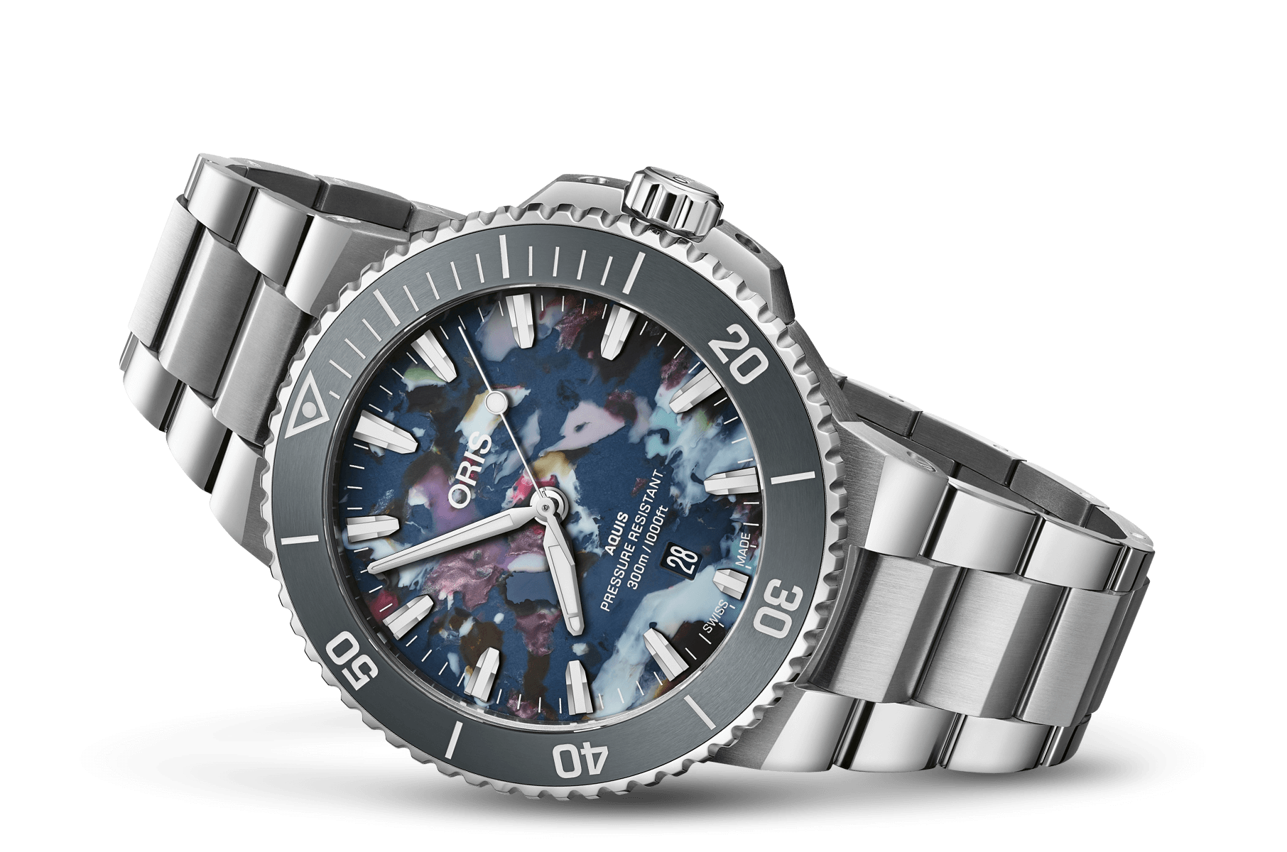 ORIS- AQUIS DATE UPCYCLE - 01 733 7789 4150-07 8 23 04PEB
