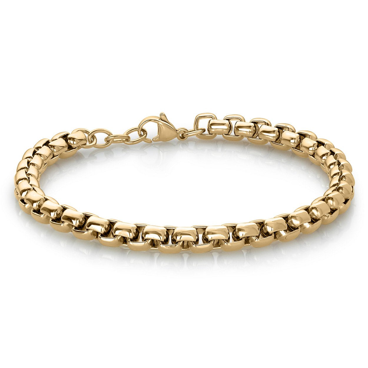 4.5MM ROUND BOX BRACELET
