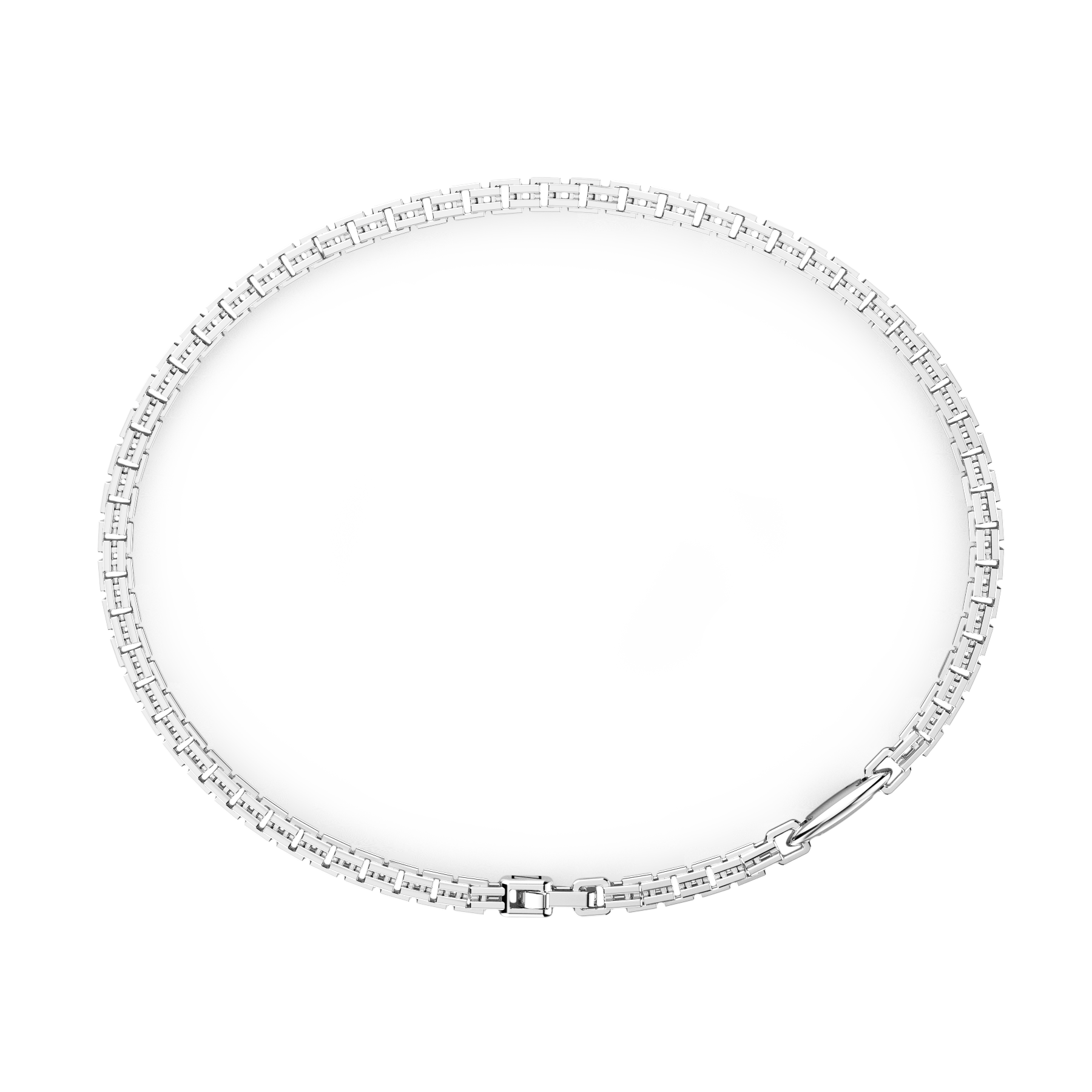 Silver link-only Bracelet