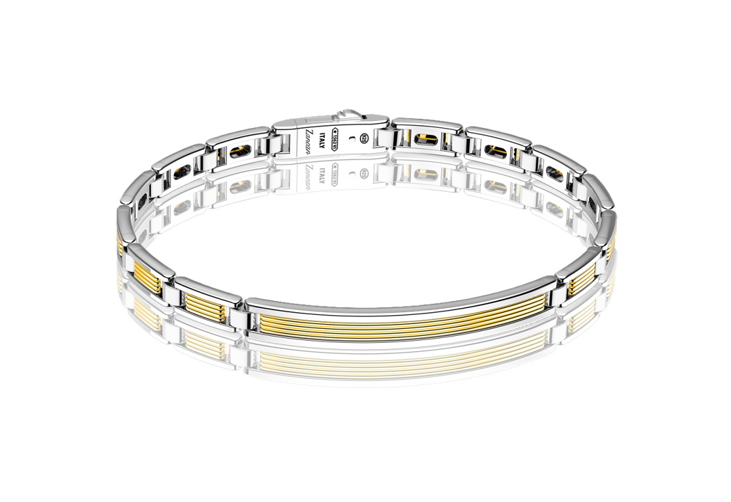 Silver and Gold Bracelet