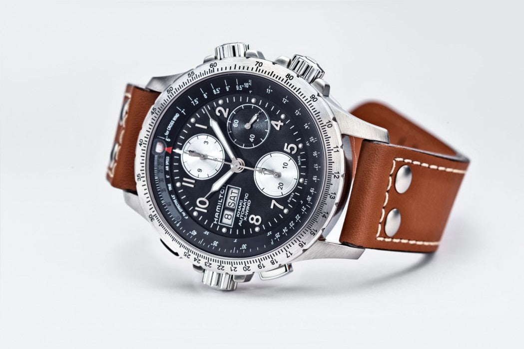HAMILTON KHAKI AVIATION X-WIND AUTO CHRONO 44MM H77616533