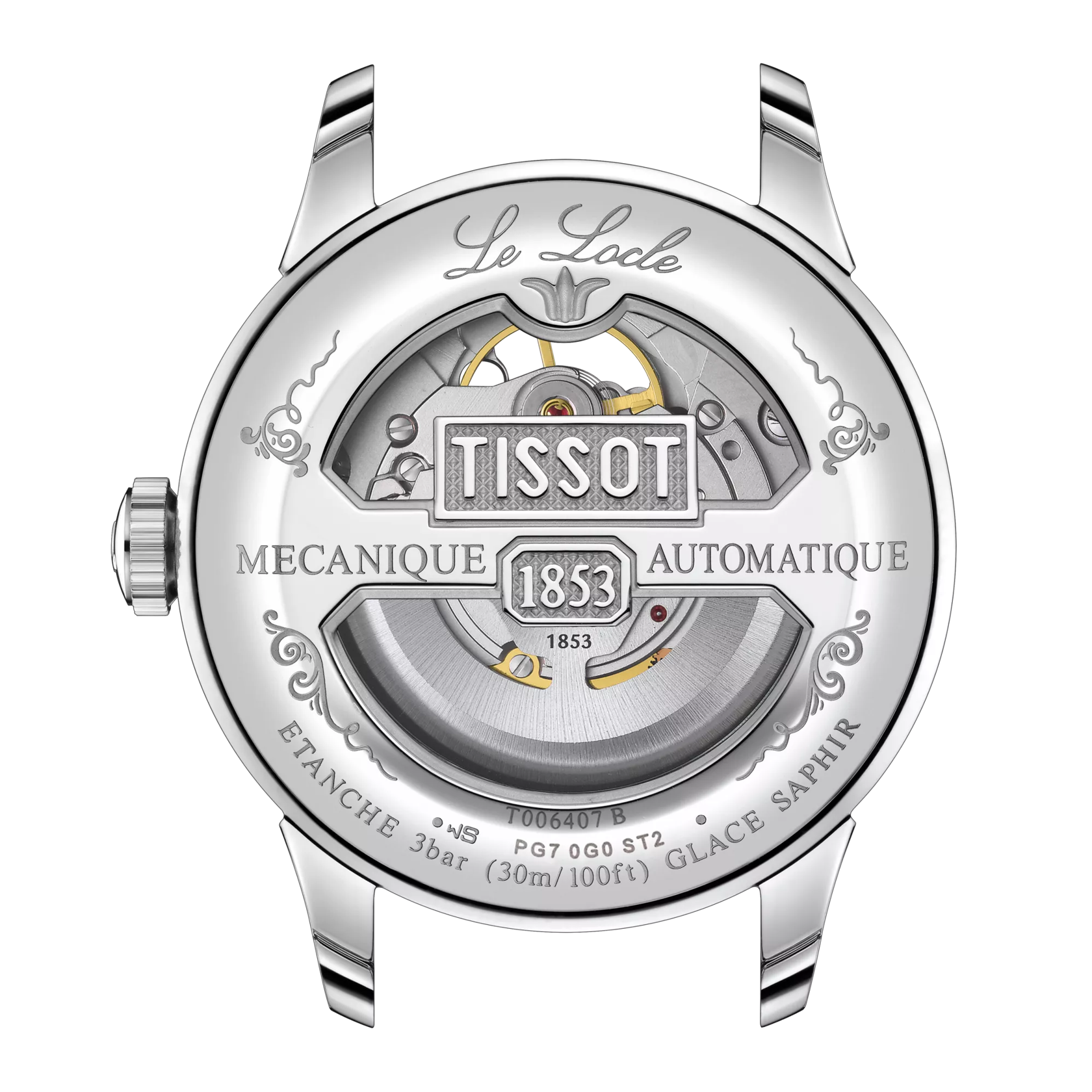 Tissot Le Locle Powermatic 80 Open Heart T0064071603301