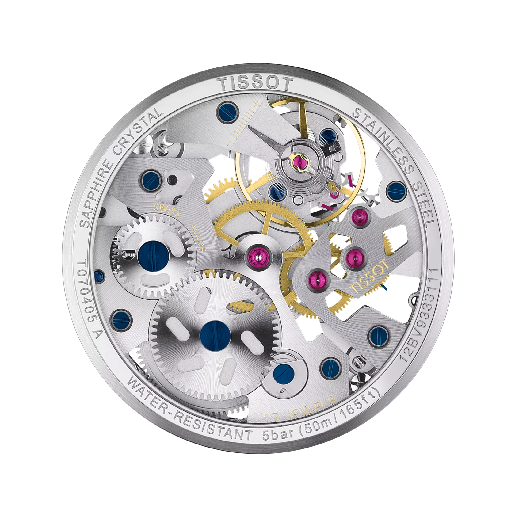 Tissot T-Complication Squelette Mechanical T0704051641100