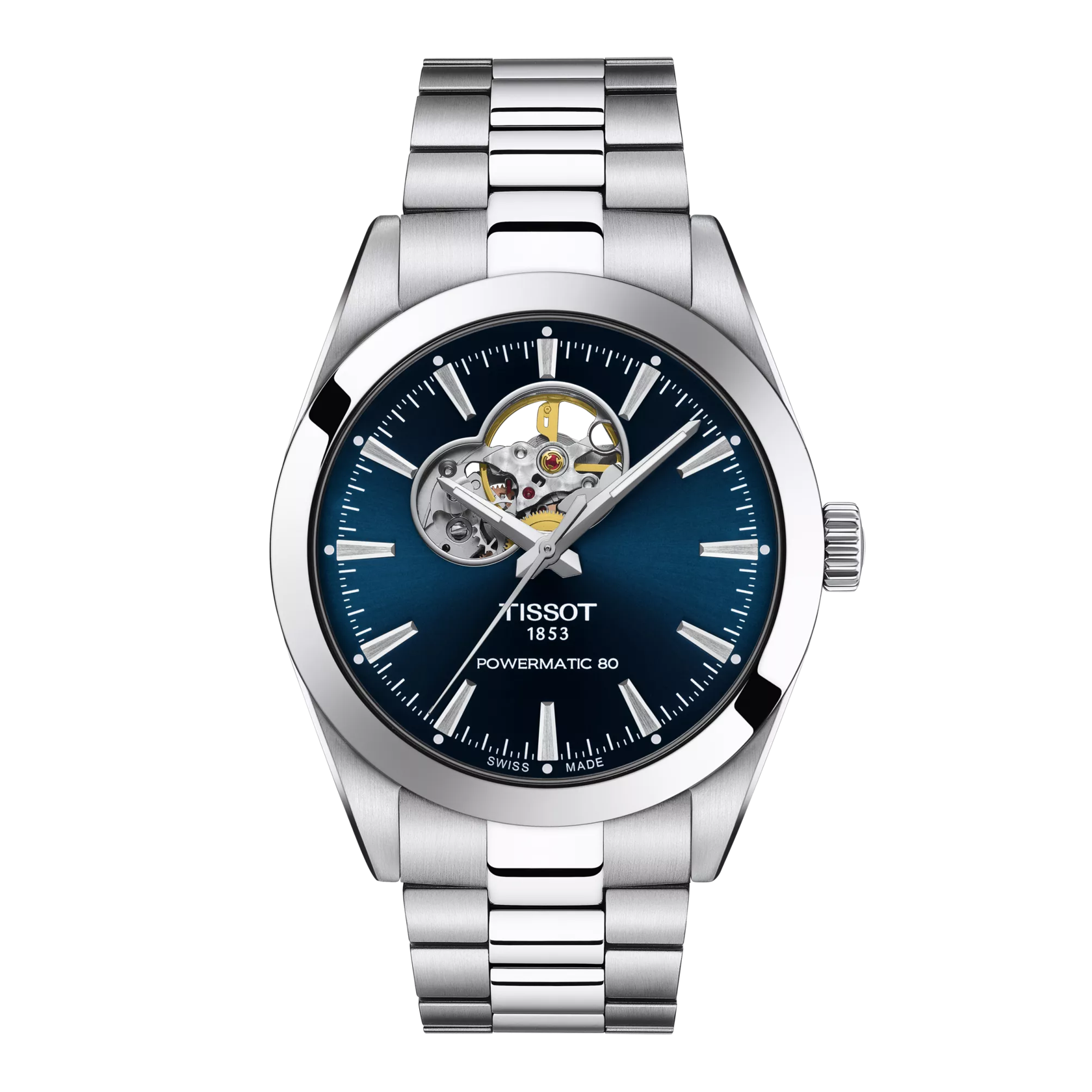 TISSOT Gentleman Powermatic 80 Open Heart T1274071104101