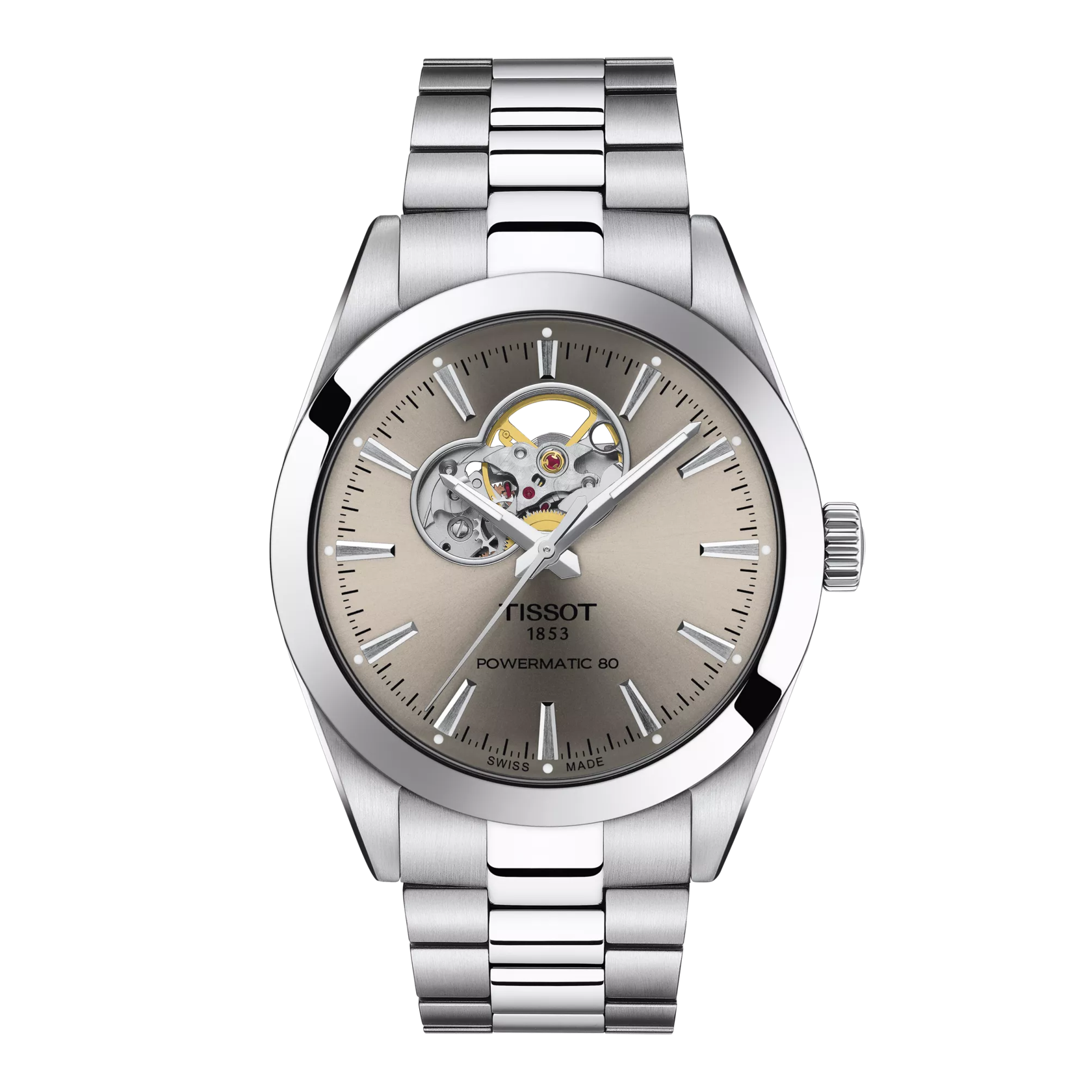 Tissot Gentleman Powermatic 80 Open Heart T1274071108100