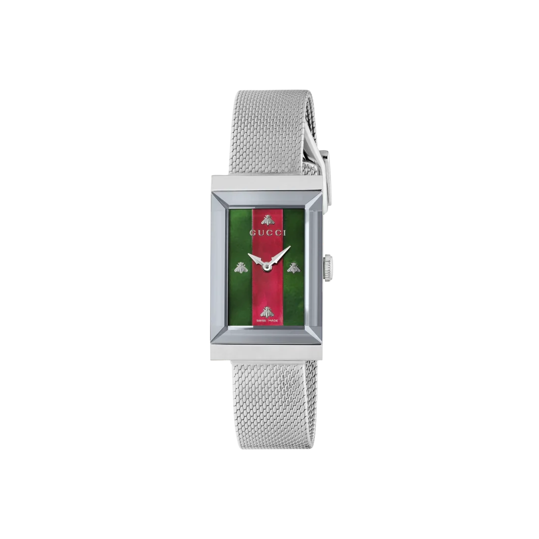 GUCCI G-Frame Quartz 21mm x 34mm Watch YA147401