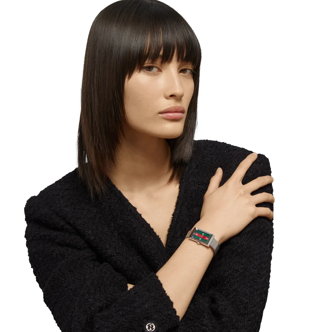 GUCCI G-Frame Quartz 21mm x 34mm Watch YA147401