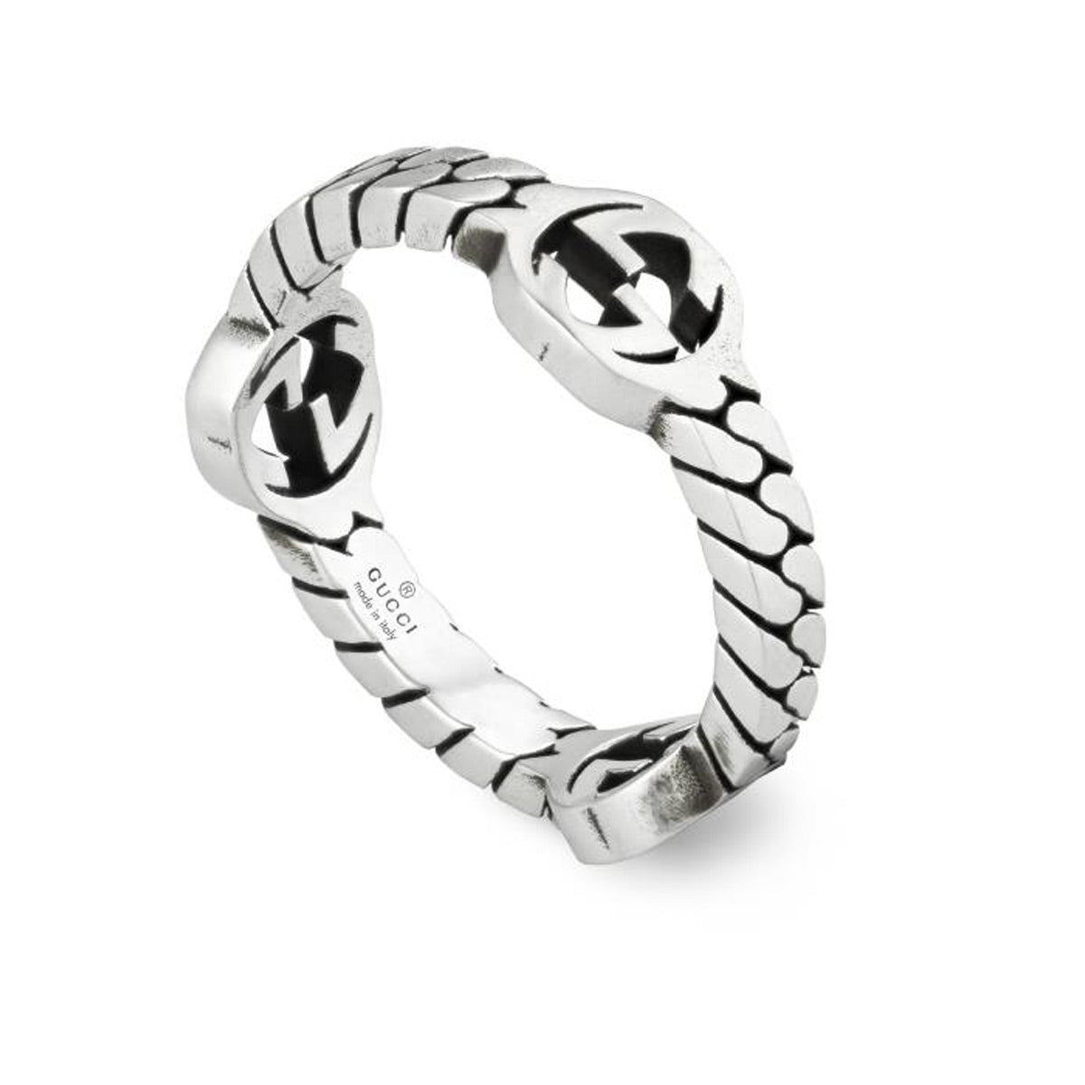 GUCCI Interlocking G Ring YBC661523001