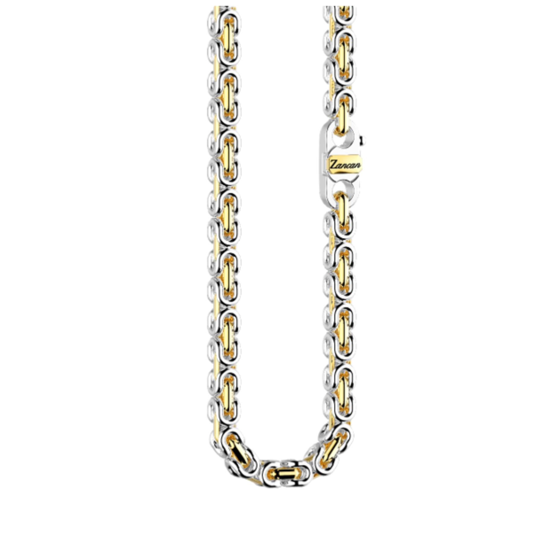 Silver and Gold Chain Necklace