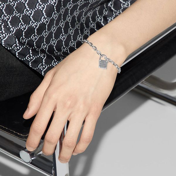 GUCCI TRADEMARK BRACELET SILVER YBA796341001