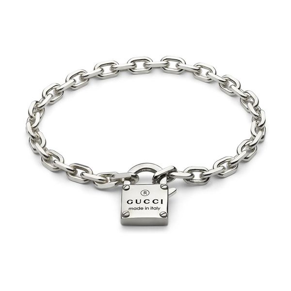 GUCCI TRADEMARK BRACELET SILVER YBA796341001