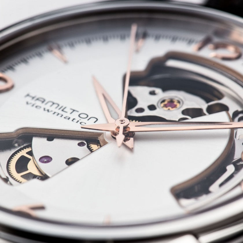 HAMILTON JAZZMASTER OPEN HEART AUTO 40MM H32565555