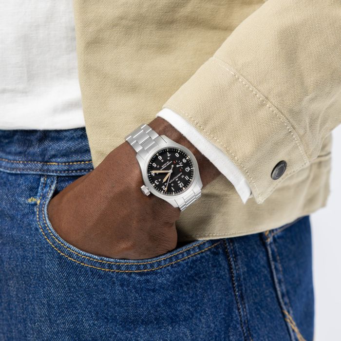 Khaki Field Mechanical Power Reserve 40 mm - H69509130