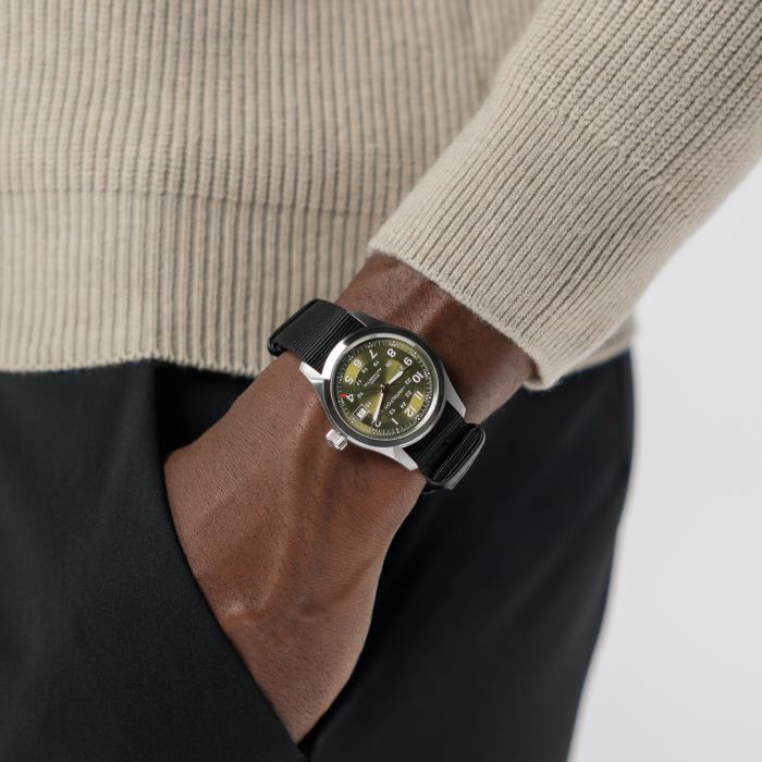 Khaki Field Auto 38mm - H70455960