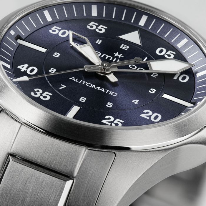 HAMILTON - KHAKI AVIATION PILOT AUTO H76215140