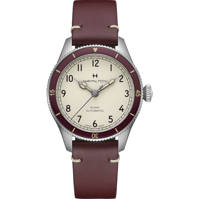 Khaki Aviation Pilot Pioneer 38 mm - H76265810