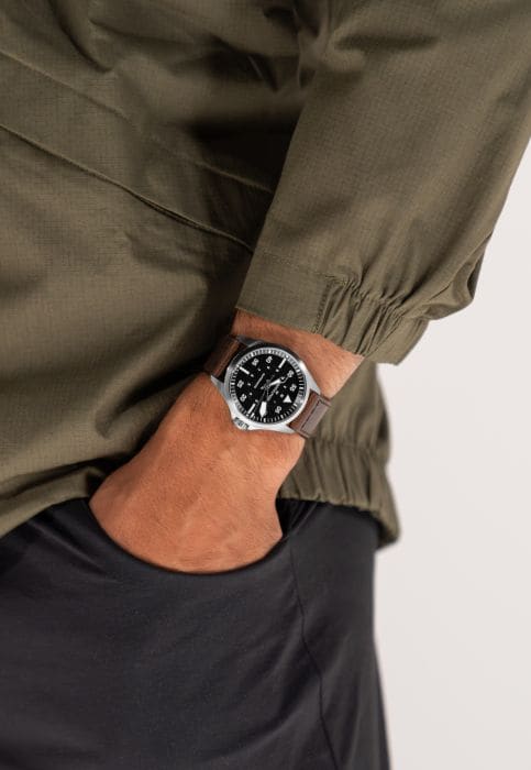 Khaki Aviation Pilot Auto 39mm - H76305530