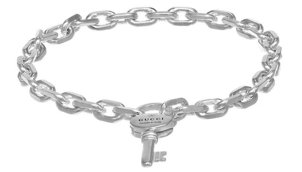 GUCCI TRADEMARK BRACELET SILVER YBA796345001