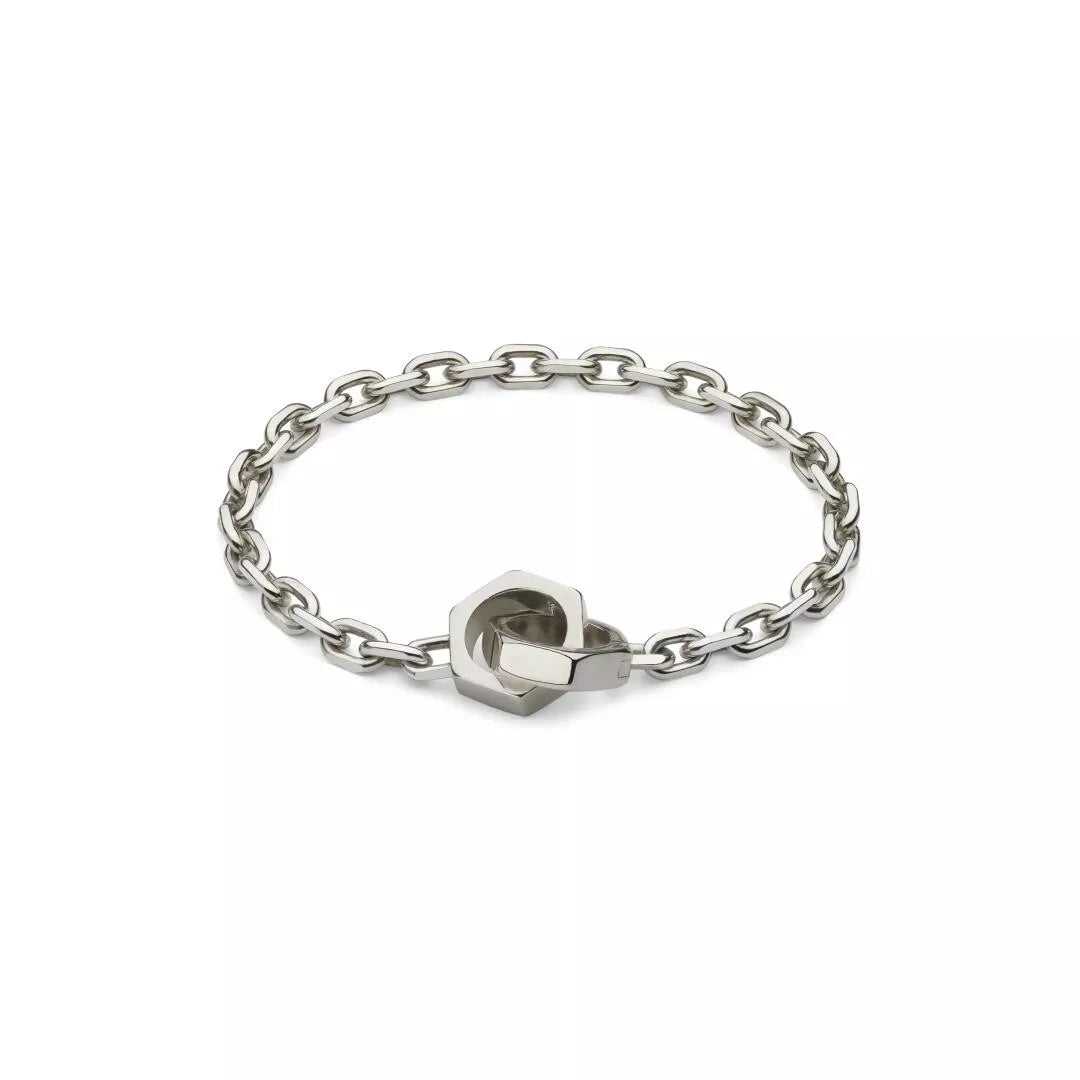 GUCCI TRADEMARK BRACELET SILVER YBA796366001
