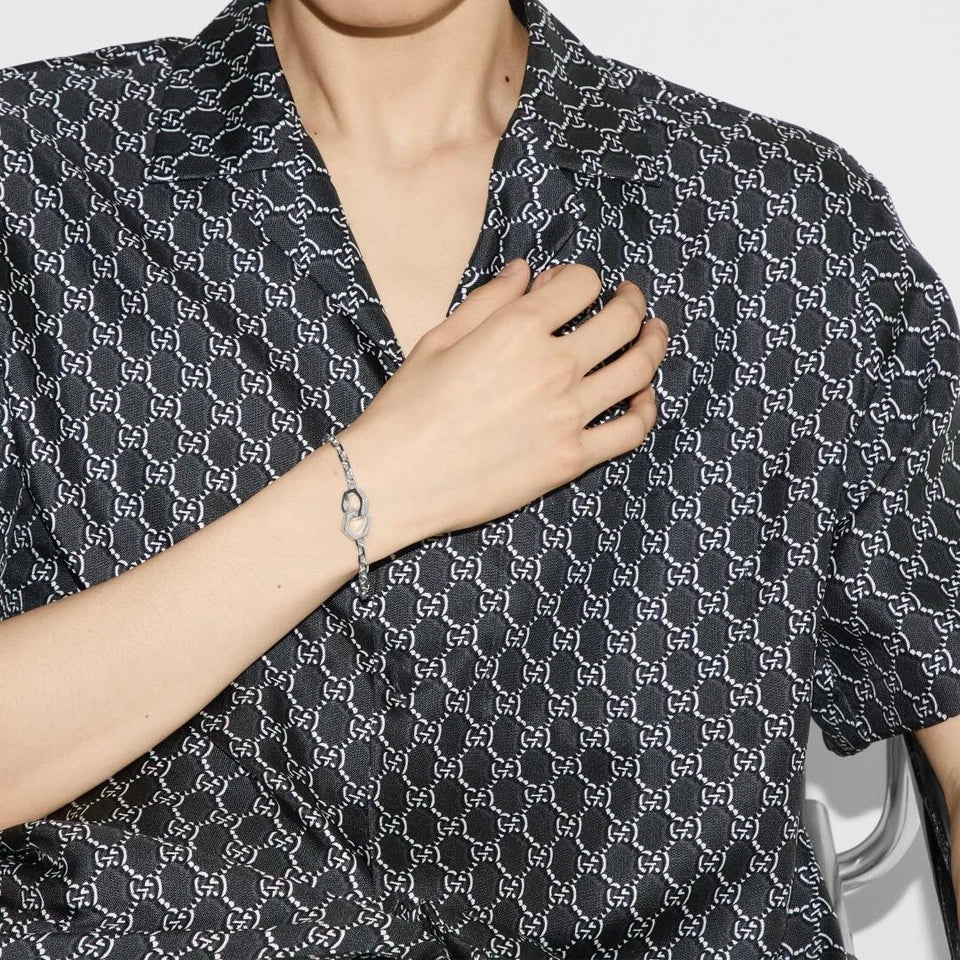 GUCCI TRADEMARK BRACELET SILVER YBA796366001