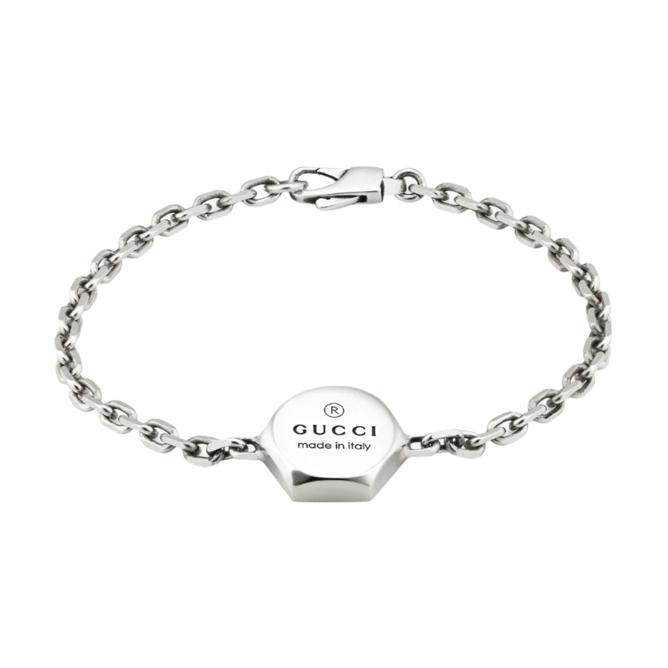 GUCCI TRADEMARK BRACELET SILVER YBA779169001