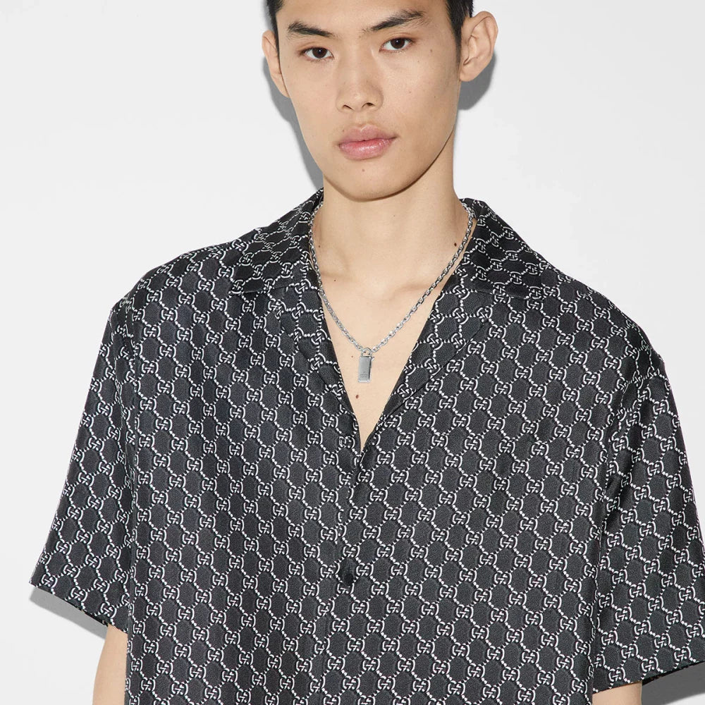 GUCCI TRADEMARK NECKLACE 50CM SILVER YBB796342001