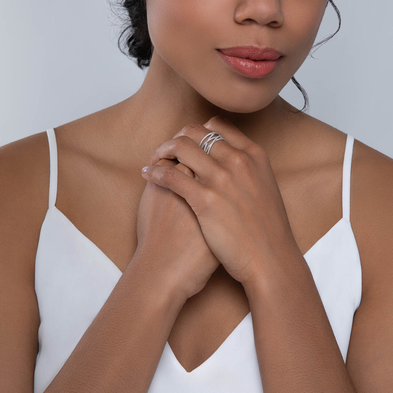 Birks Rosée du Matin Diamond and White Gold Ring 450016187590