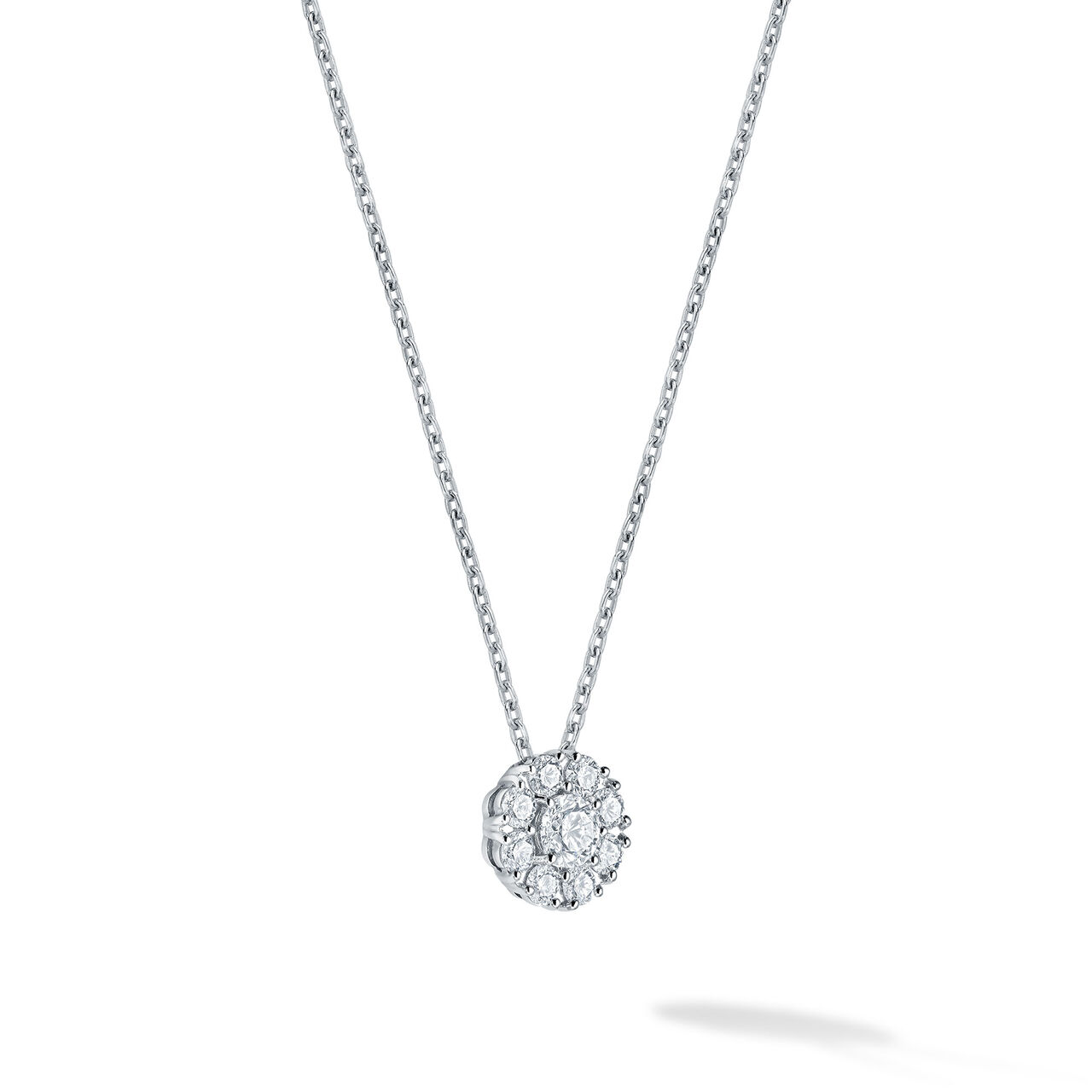 Birks Snowflake Diamond Cluster Pendant, Medium 450005967097