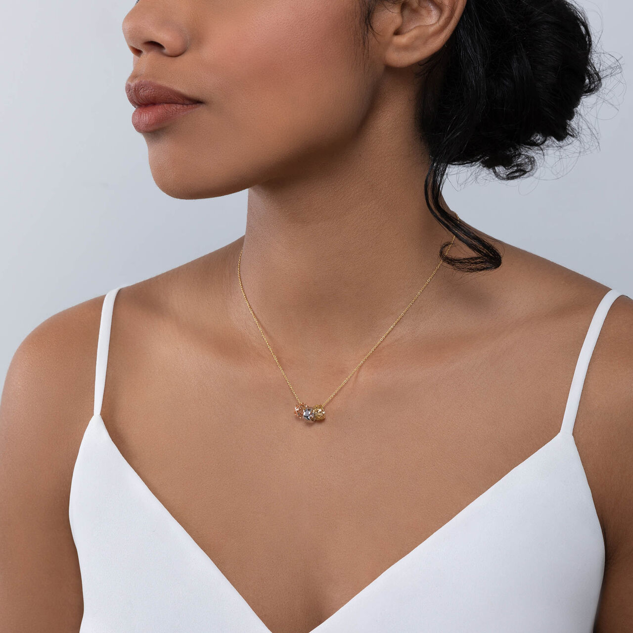 Birks Dare to Dream ® Three-Ring Pendant, Tricolor 450009707224