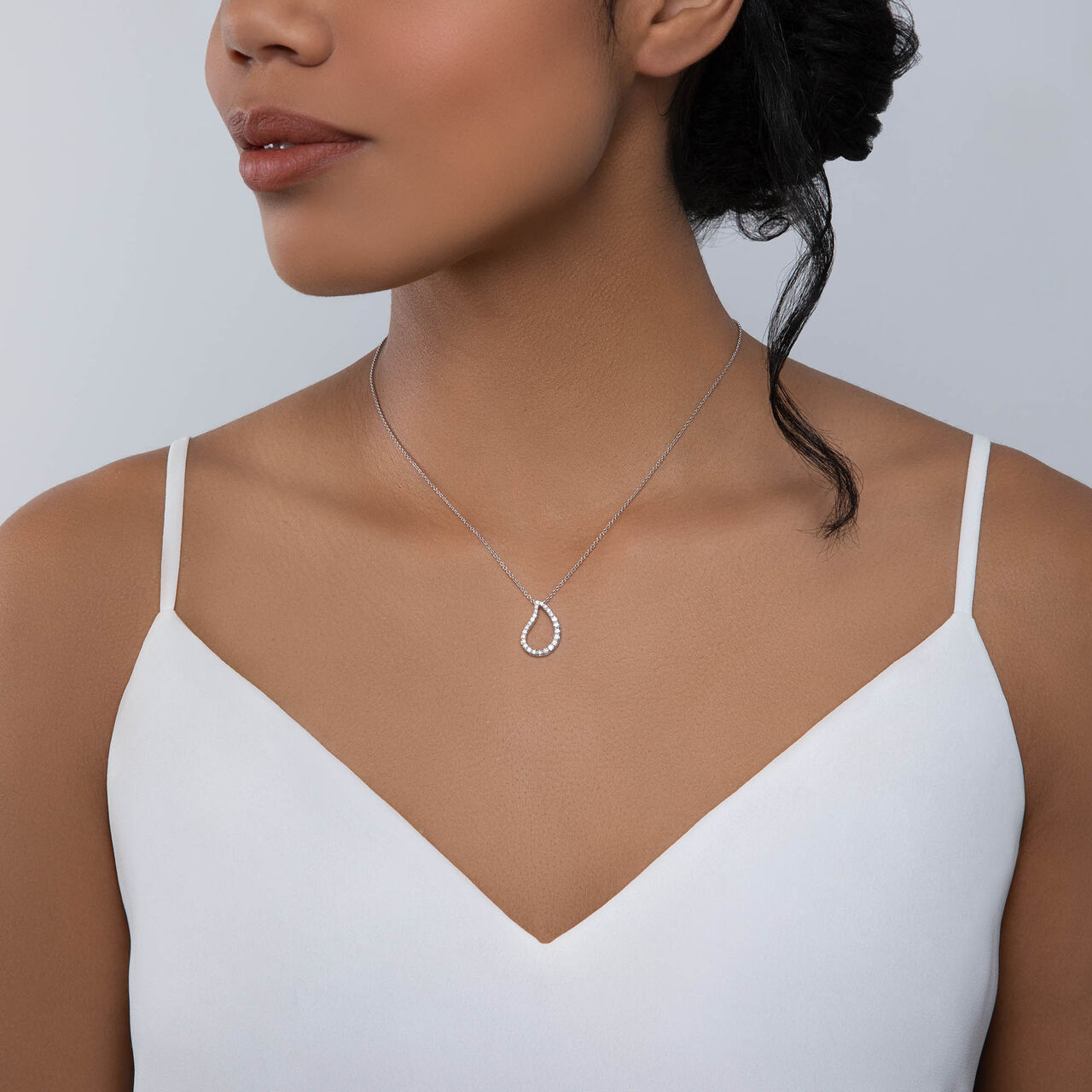 Birks Pétale Diamond Pendant, Large 450012882314