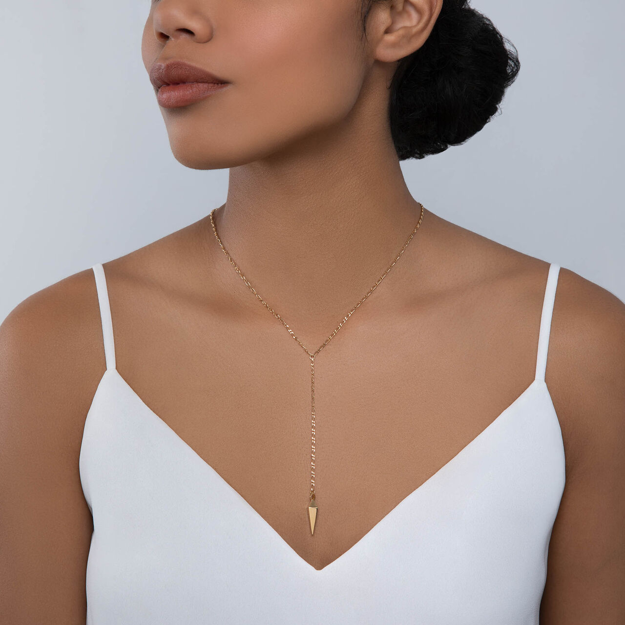 Birks Iconic Rock & Pearl Lariat Necklace, Yellow Gold 450014061717
