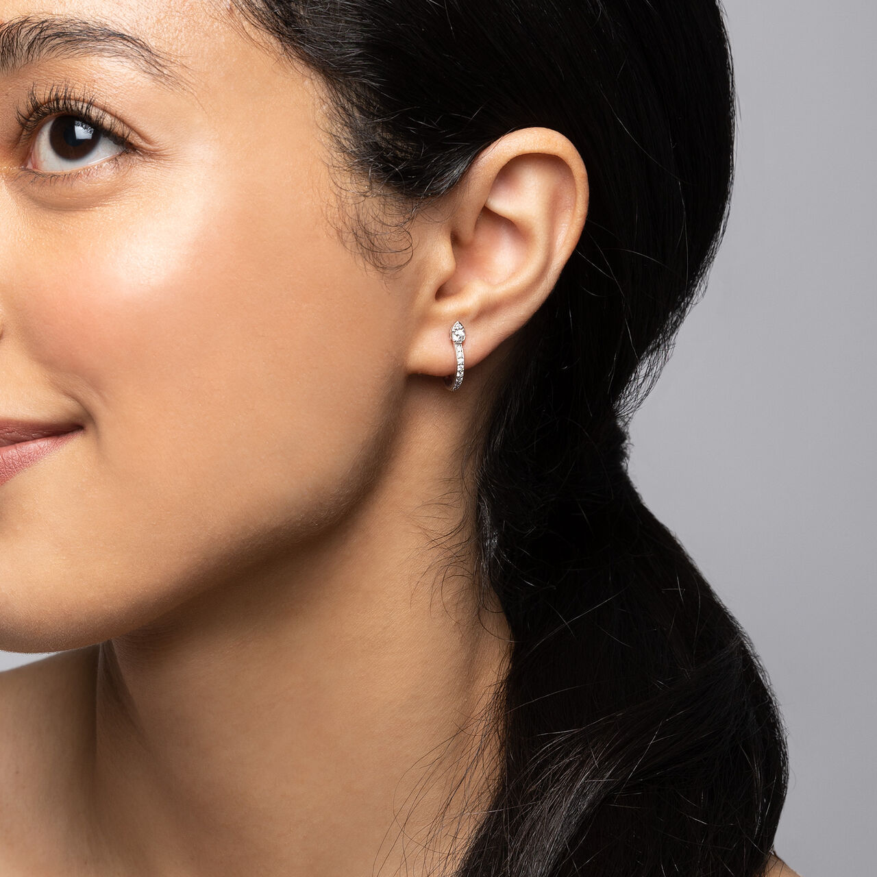 Birks Splash Diamond Hoop Earrings 450016185282