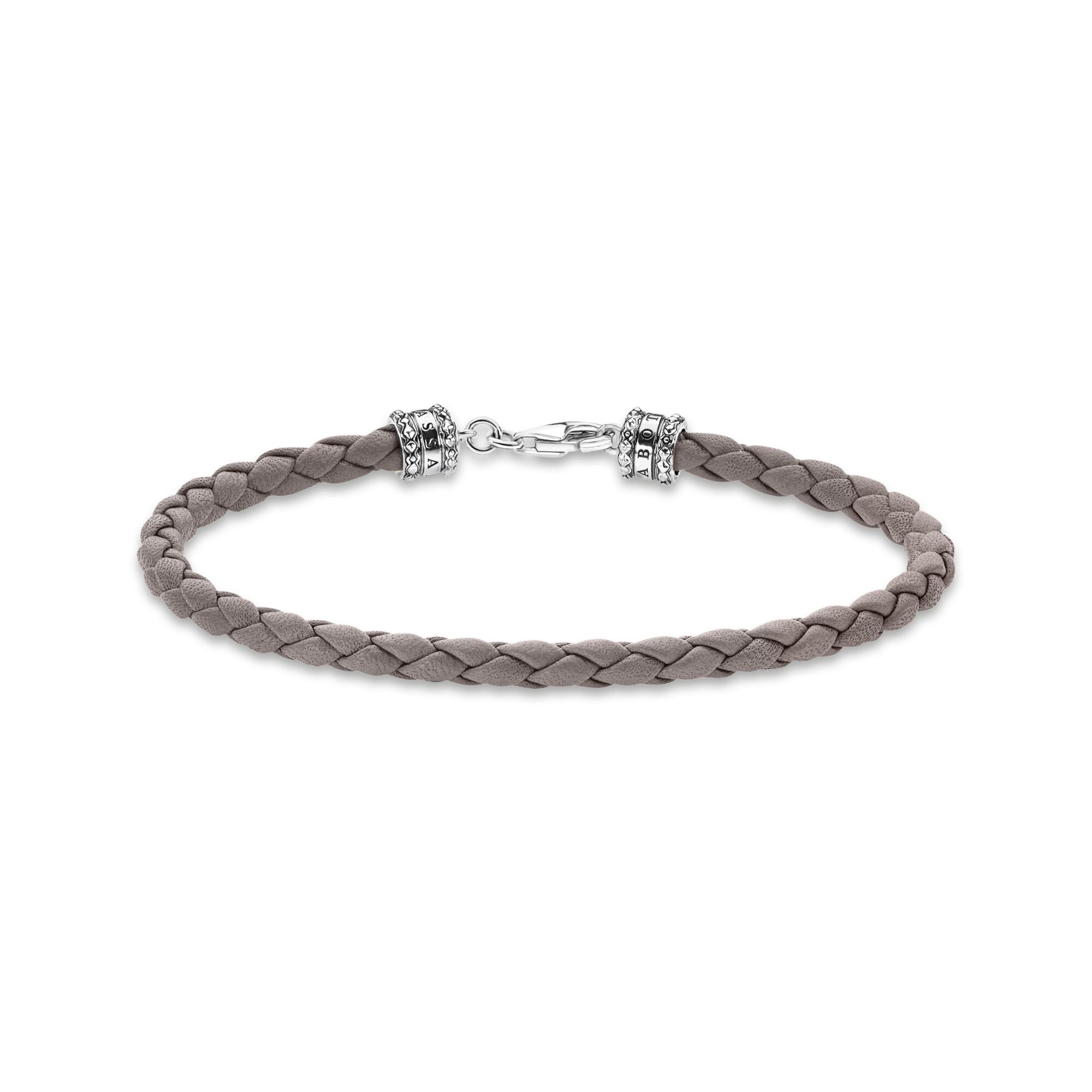 Thomas Sabo Leather bracelet grey A2011-682-5-L17