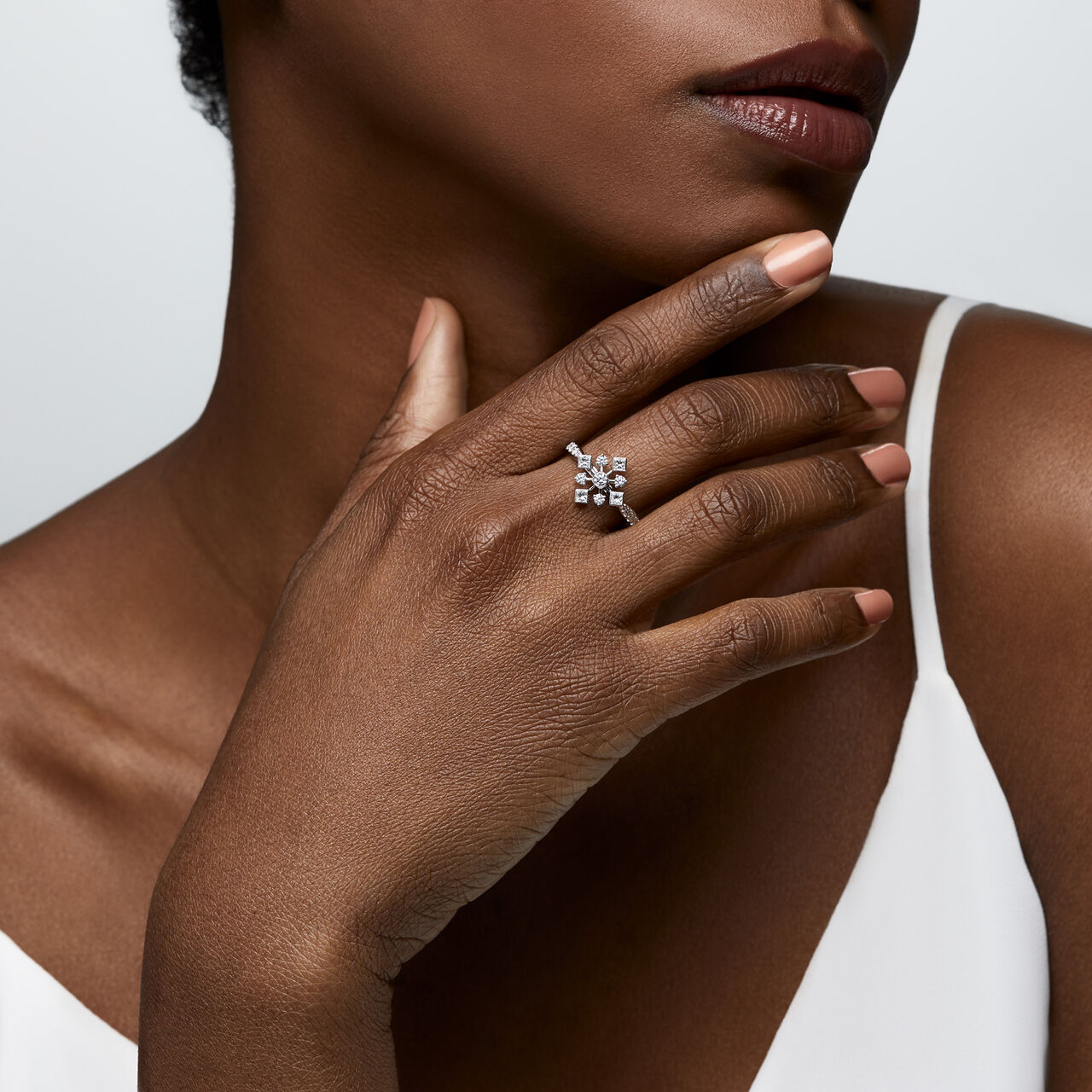 Birks Snowflake Diamond Ring 450016922184