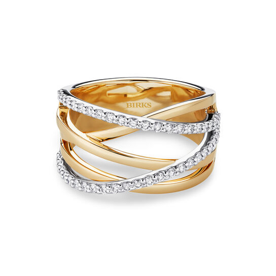 Birks Rosée du Matin Diamond and Yellow Gold Ring 450017557910