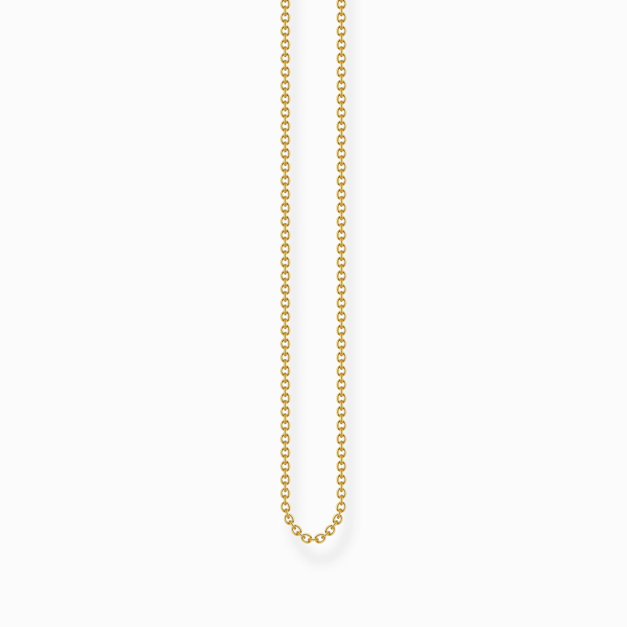 THOMAS SABO Yellow-gold plated fine anchor chain KE1105-413-39