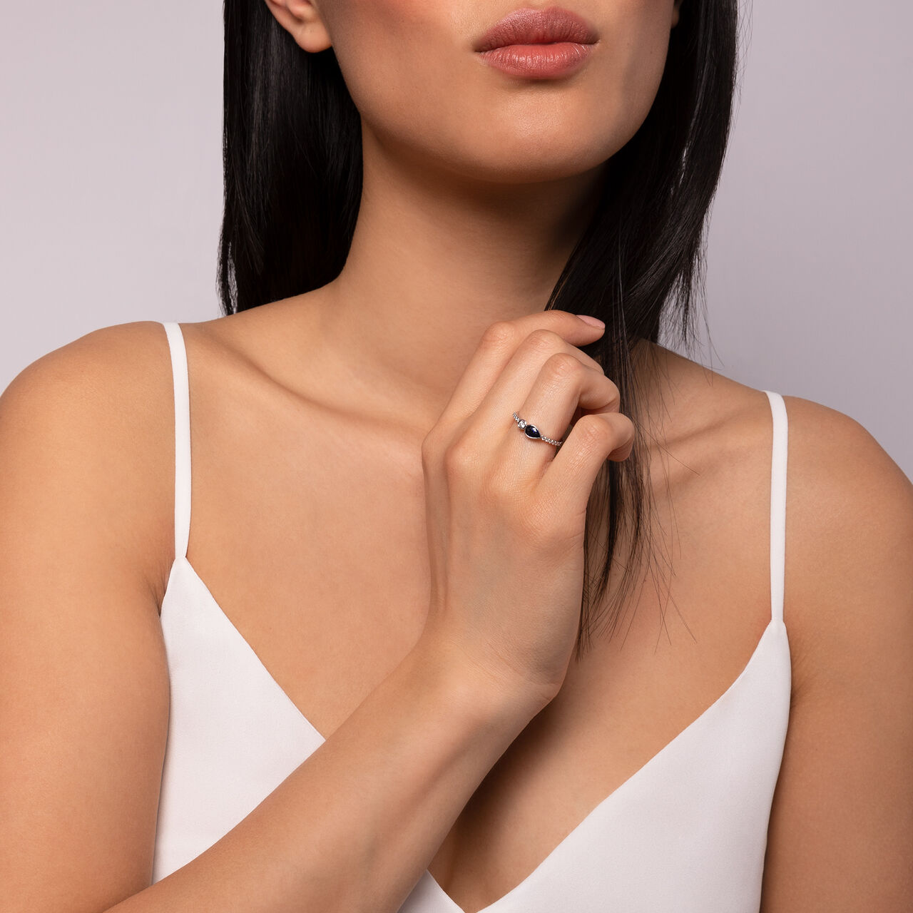 Birks Splash Sapphire and Diamond Ring 450016013004