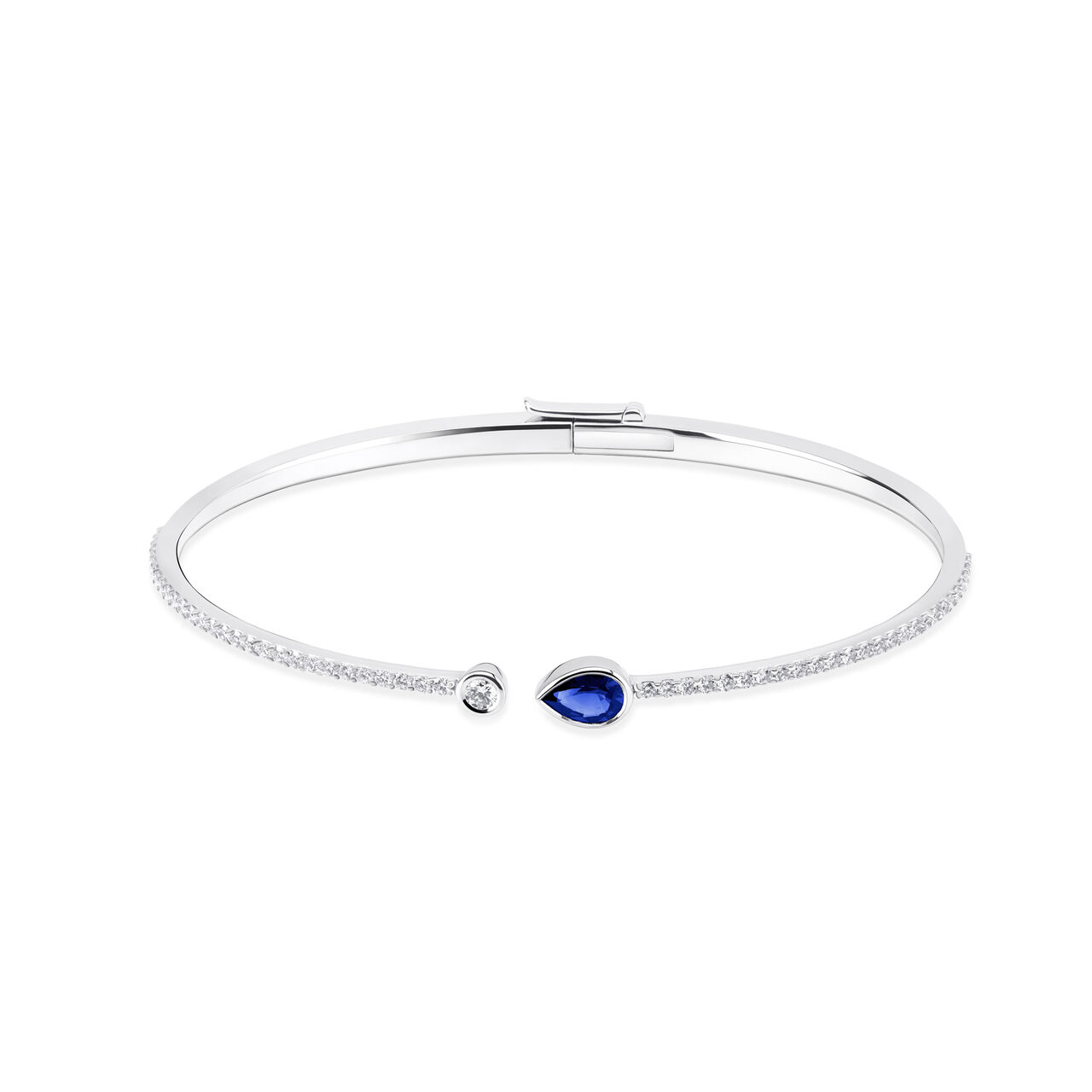 Birks Splash Sapphire and Diamond Bangle Bracelet 450016012502