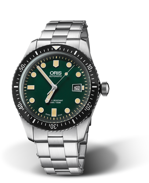 Oris DIVERS SIXTY-FIVE  GREEN DIAL 01 733 7720 4057-07 8 21 18