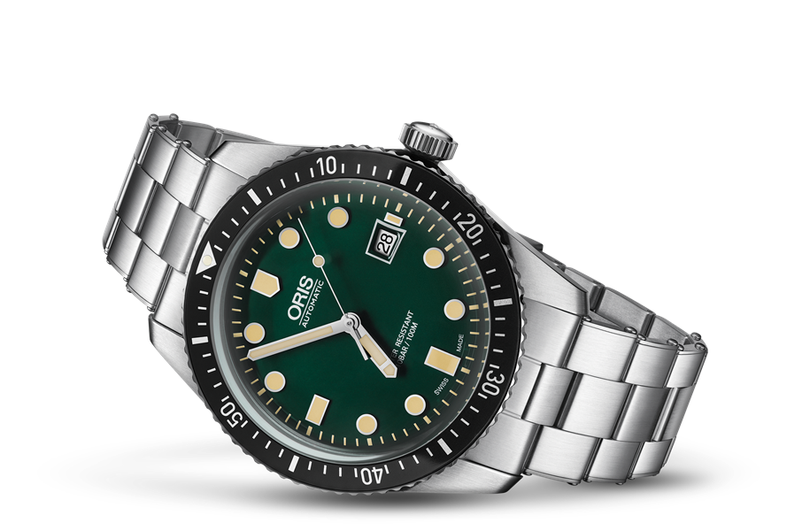 Oris DIVERS SIXTY-FIVE  GREEN DIAL 01 733 7720 4057-07 8 21 18