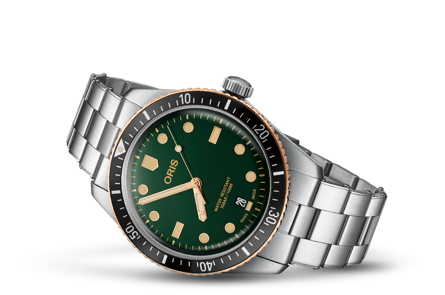 Oris DIVERS SIXTY-FIVE  40mm GREEN DIAL 01 733 7707 4357-07 8 20 18