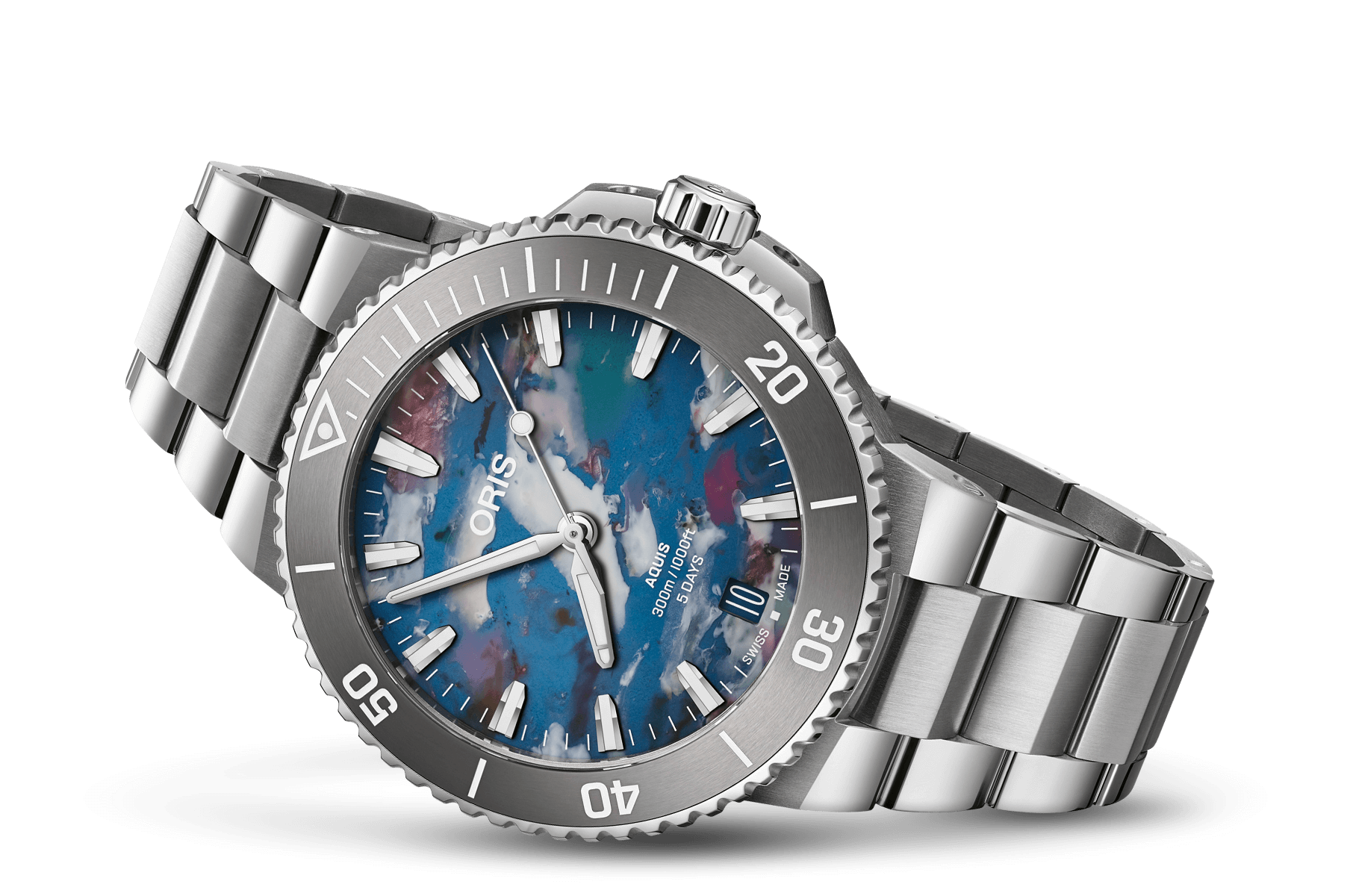 ORIS-  AQUIS DATE UPCYCLE CALIBRE 400  - 01 400 7790 4150-07 8 23 02PEB