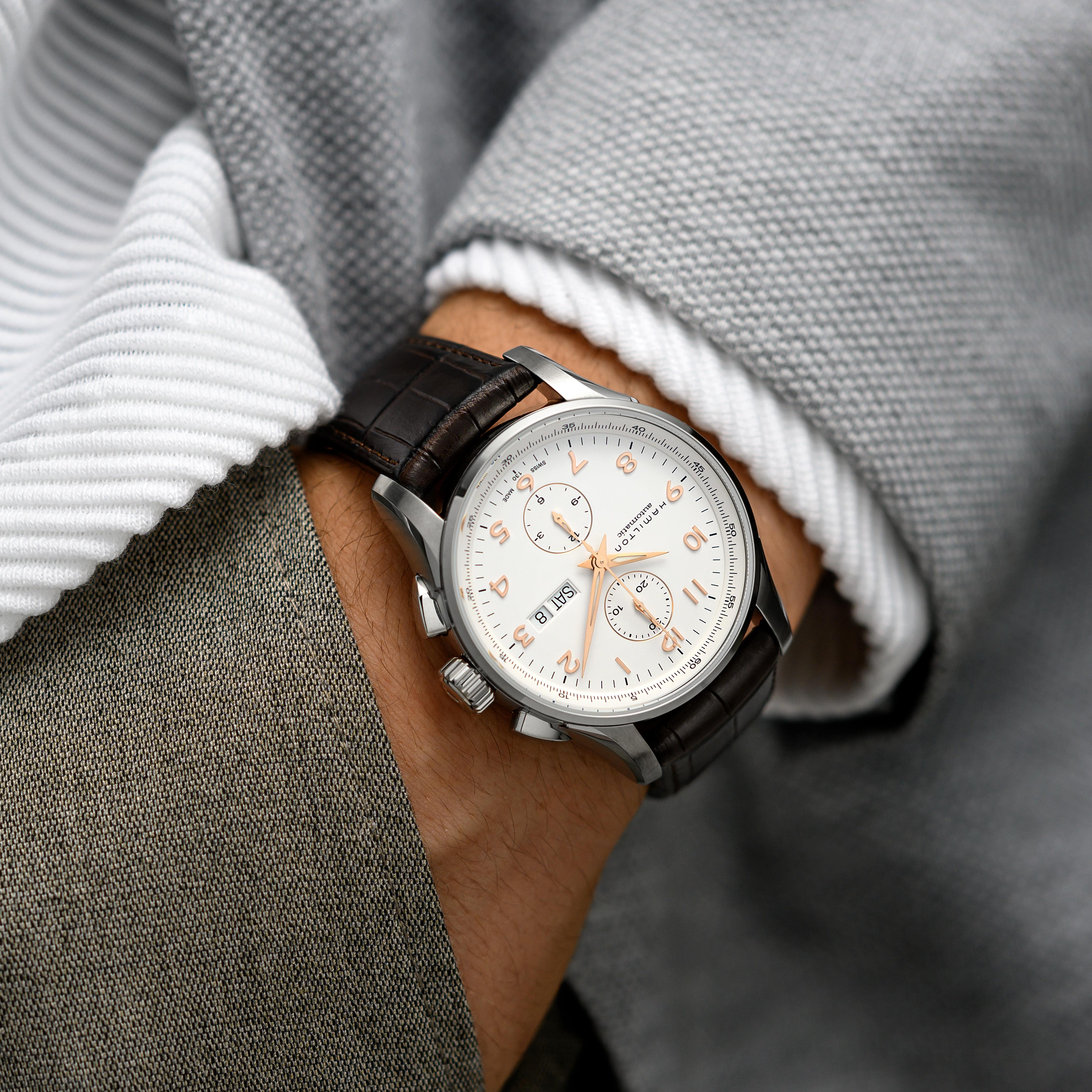HAMILTON JAZZMASTER MAESTRO AUTO CHRONO 45MM H327660