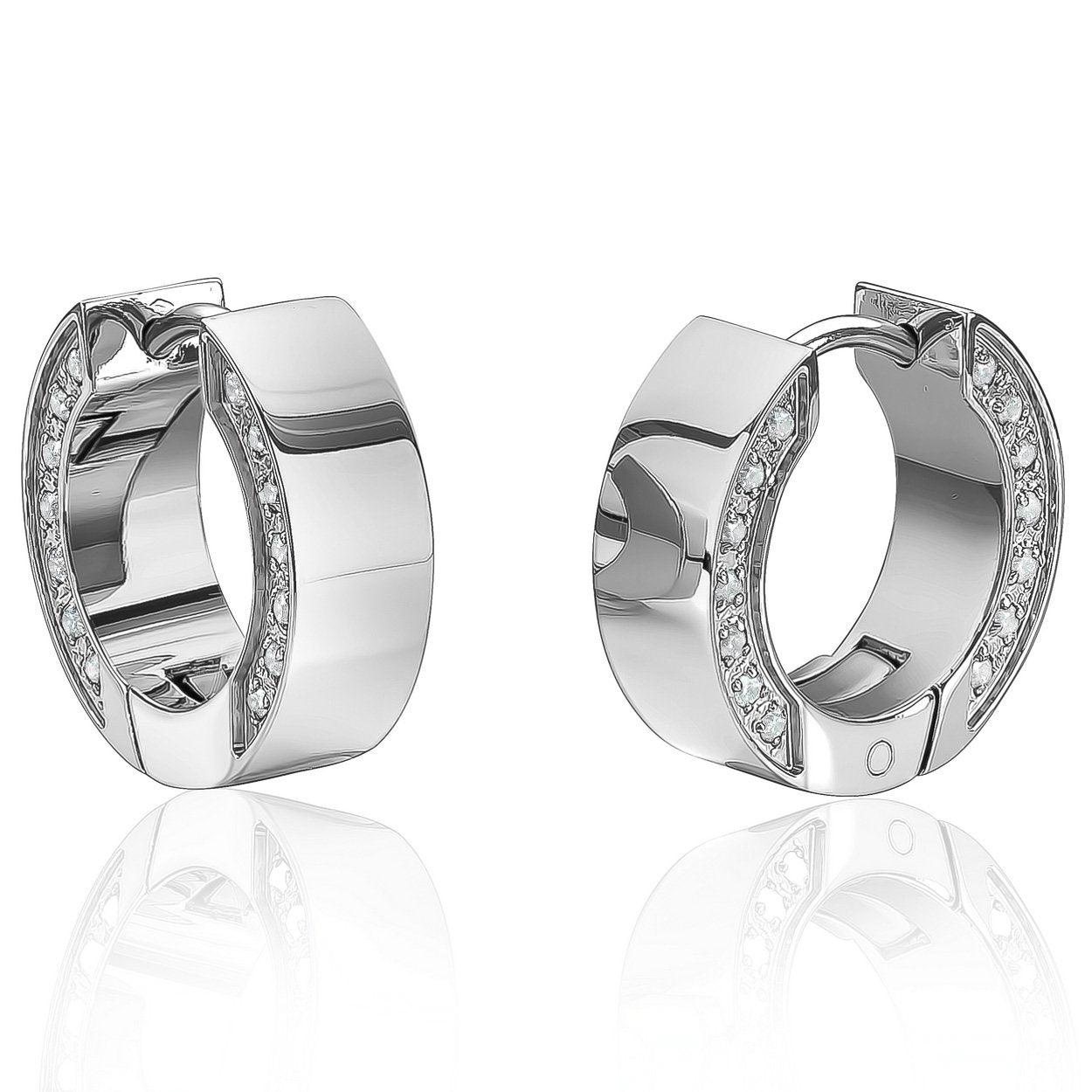 INSIDE CZ EARRINGS