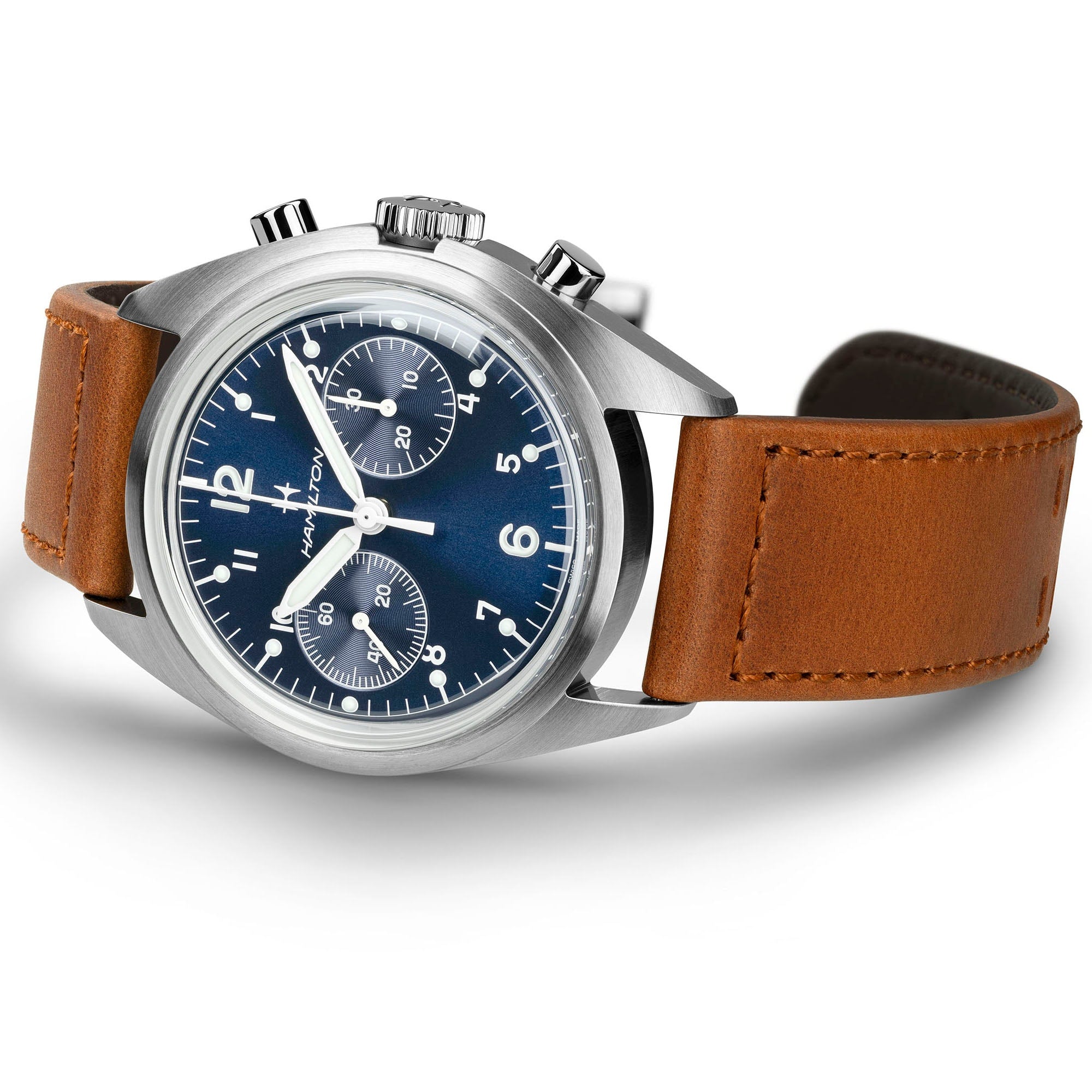 Khaki Aviation Pilot Pioneer Mechanical Chrono - H76409540