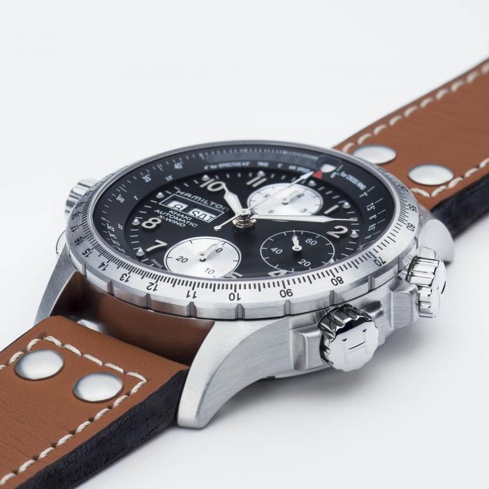HAMILTON KHAKI AVIATION X-WIND AUTO CHRONO H77616533