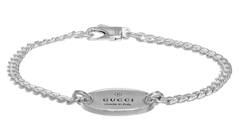 GUCCI TRADEMARK BRACELET SILVER YBA797152001